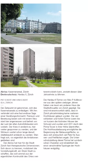 Ausschnitt: 
Antje Stahl, in: NZZ, 12. Mai 2018, Seite 26-29