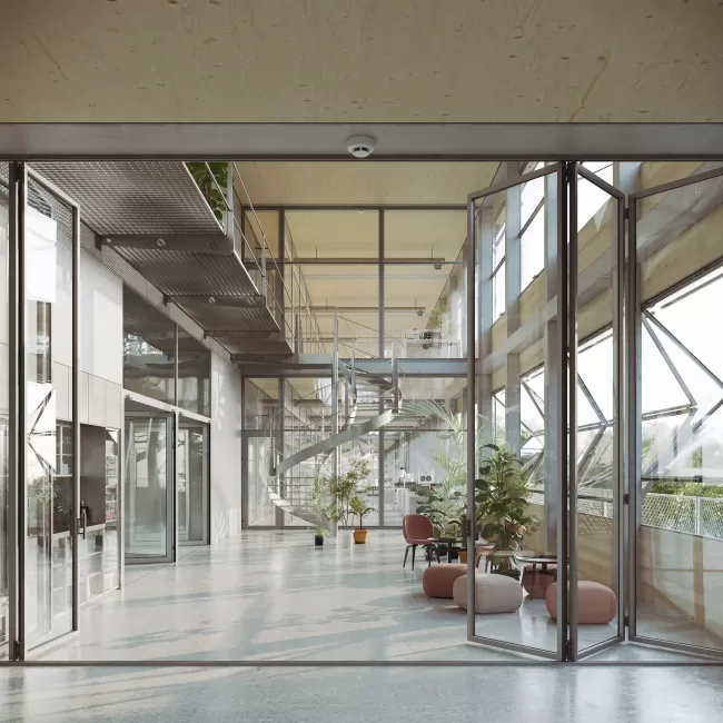 Portalgeb&auml;ude, Begegenungszone - Supercore, E2A / Nickl & Partner, Bild: ArtefactoryLab